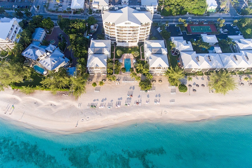 Caribbean club aerial