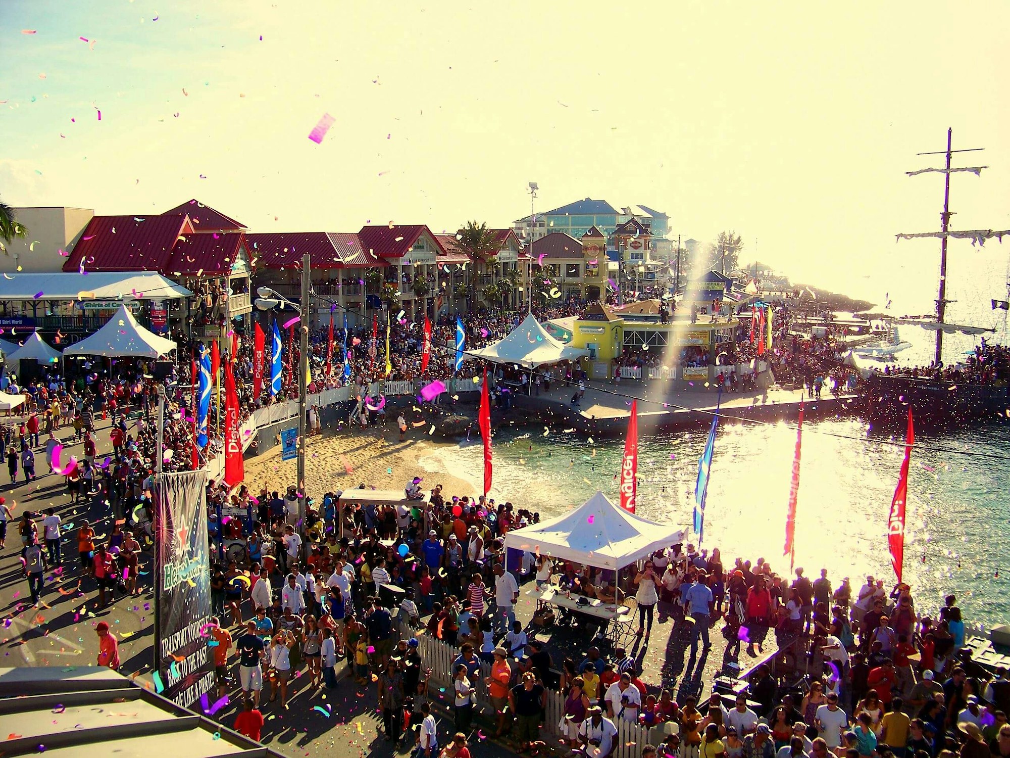 Pirates week downtown waterfront