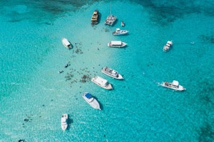 Stingray city aerial center